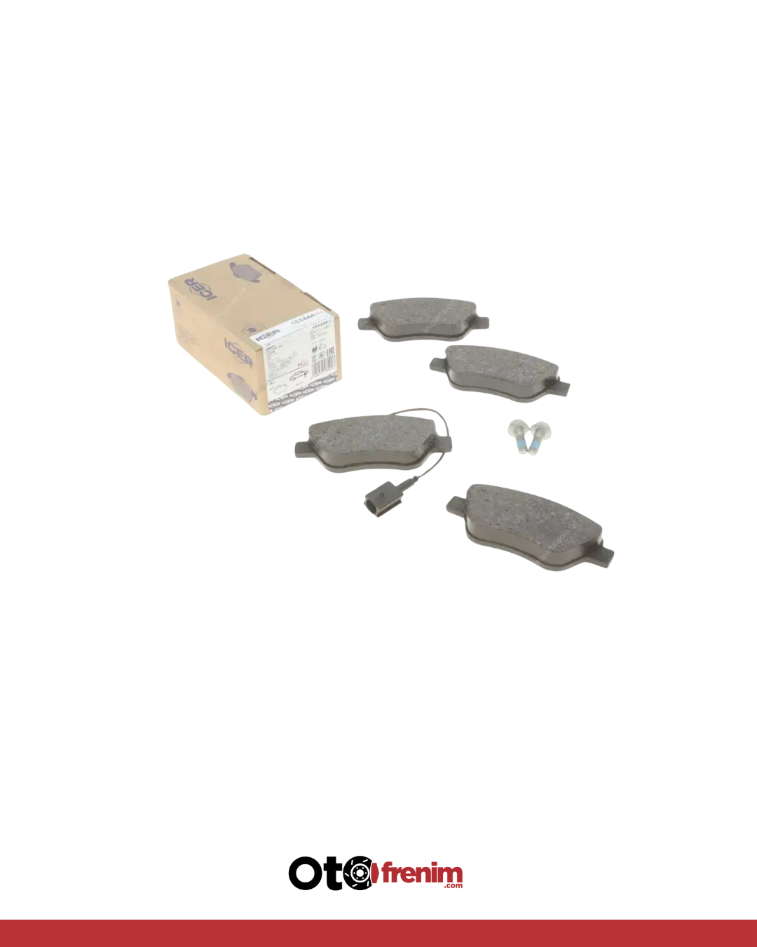 OPEL COMBO D 12> FİAT PUNTO EVO 1.3-1.4-1.6D MTJ 09=>FİAT 500-FİAT 500C 1.3DMJ 10=> FİAT GRANDE PUNTO 1.6DMTJ 09=> ÖN FREN BALATASI