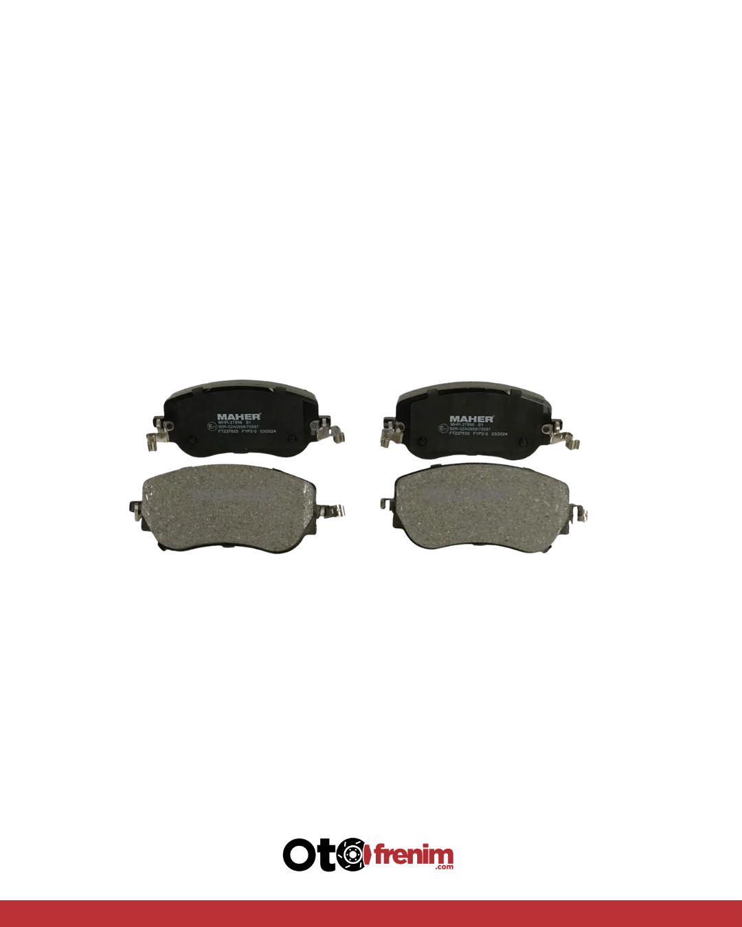 FİAT EGEA 20=> /FİAT EGEA CROS 21=> ÖN FREN BALATASI