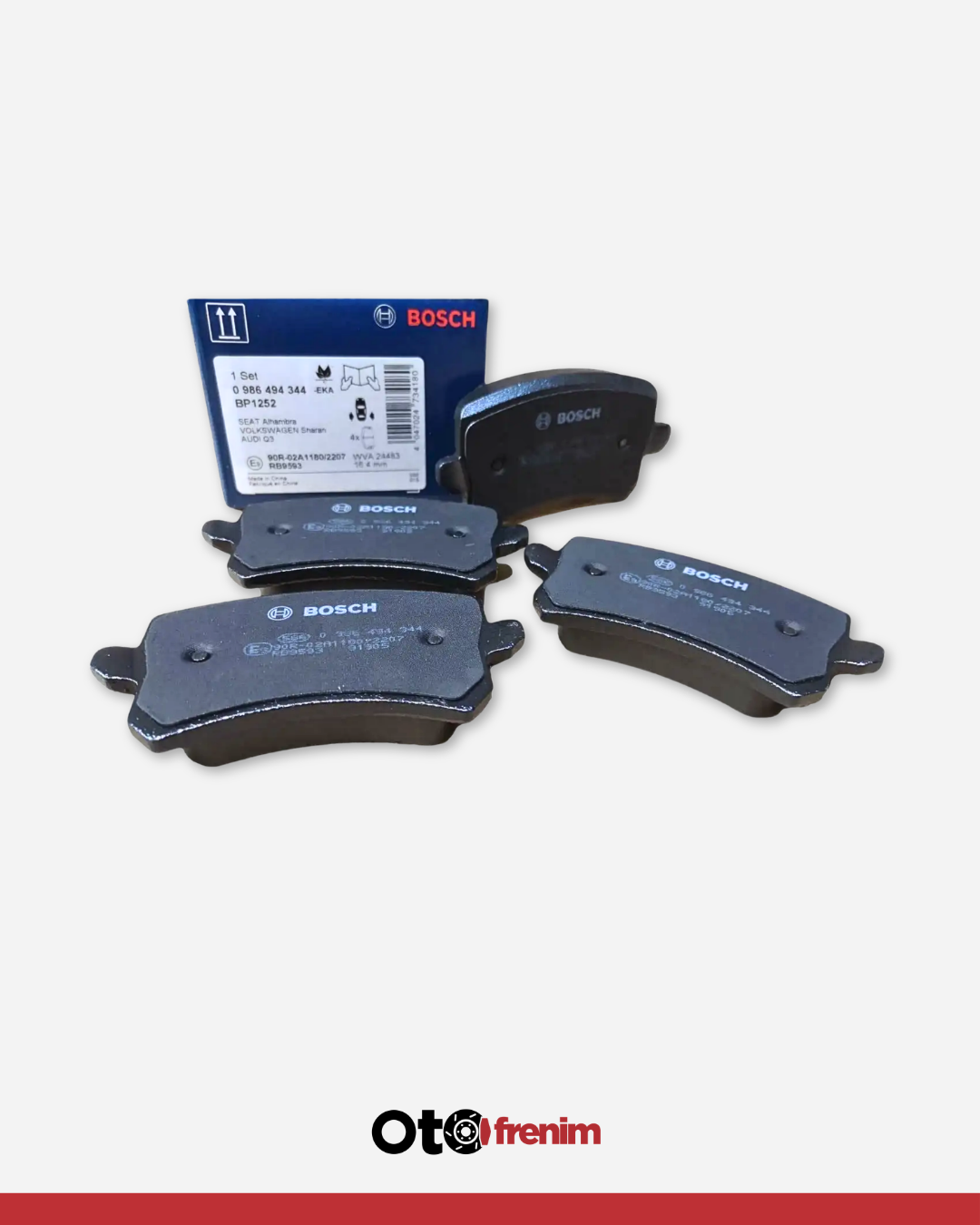 BOSCH 0986494344 Arka Fren Balatası